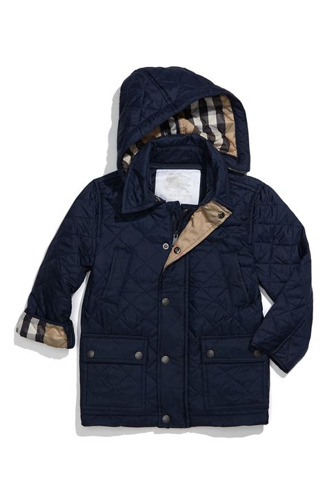 burberry toddler down jacket|Burberry kid's quilted jacket.